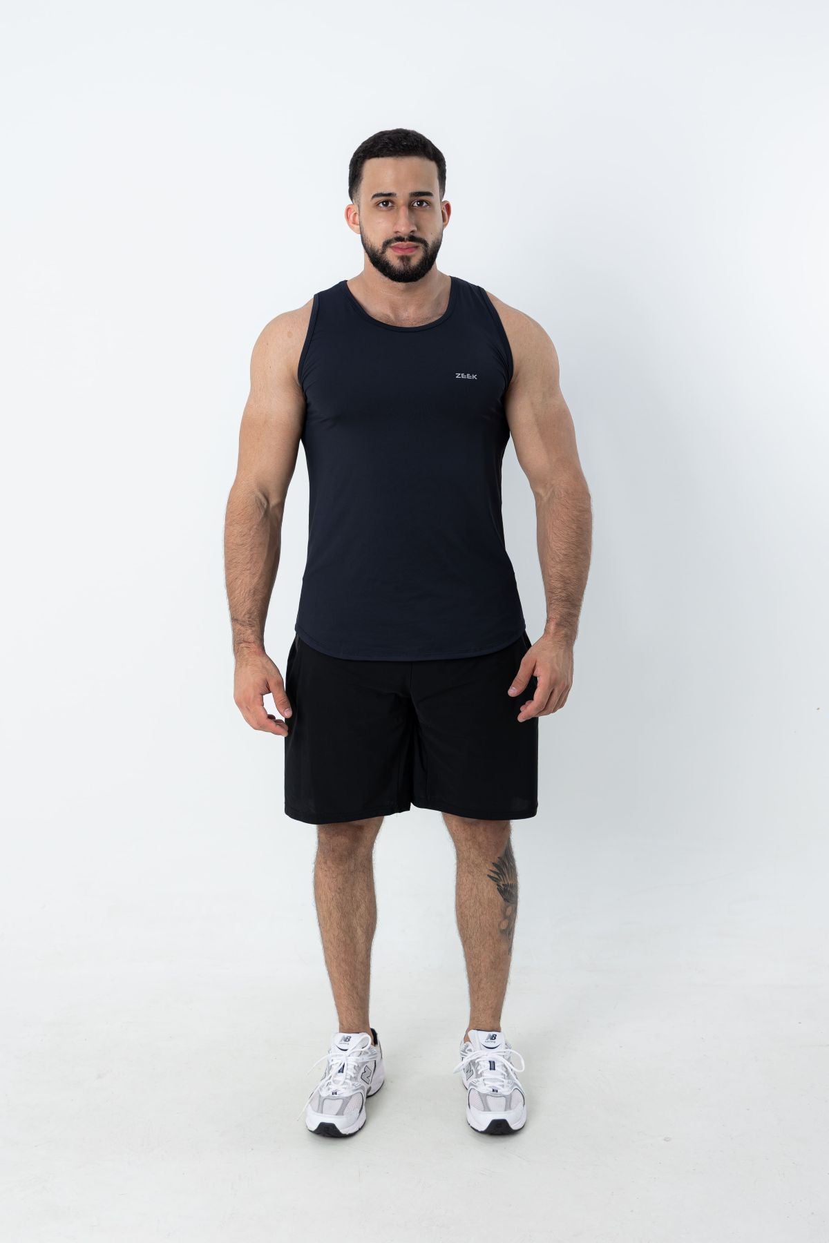 Camiseta Regata Masculina Poliamida Tech Force - Preto