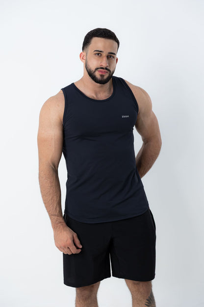 Camiseta Regata Masculina Poliamida Tech Force - Preto