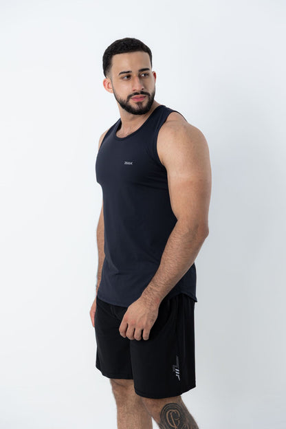 Camiseta Regata Masculina Poliamida Tech Force - Preto