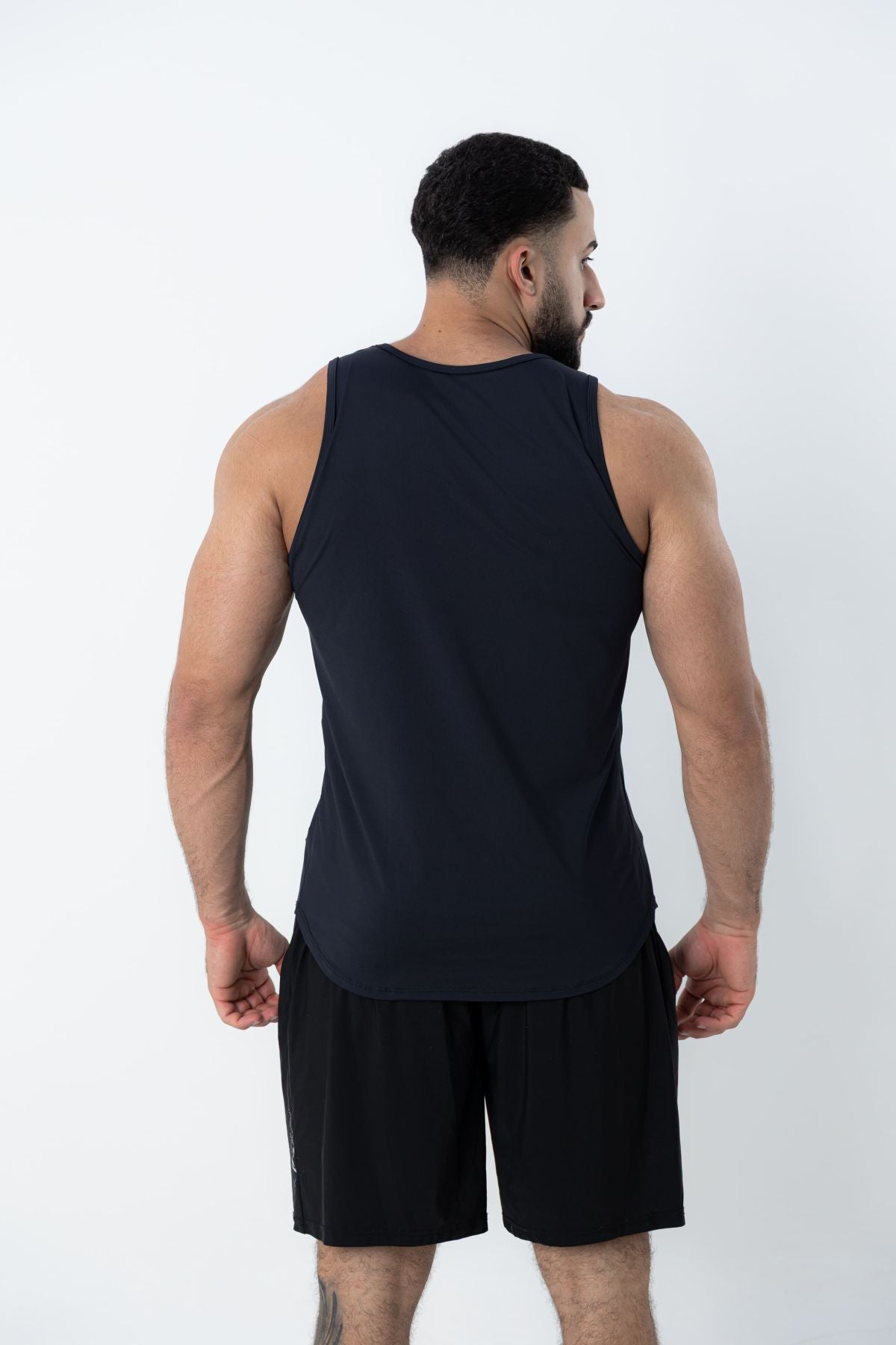 Camiseta Regata Masculina Poliamida Tech Force - Preto