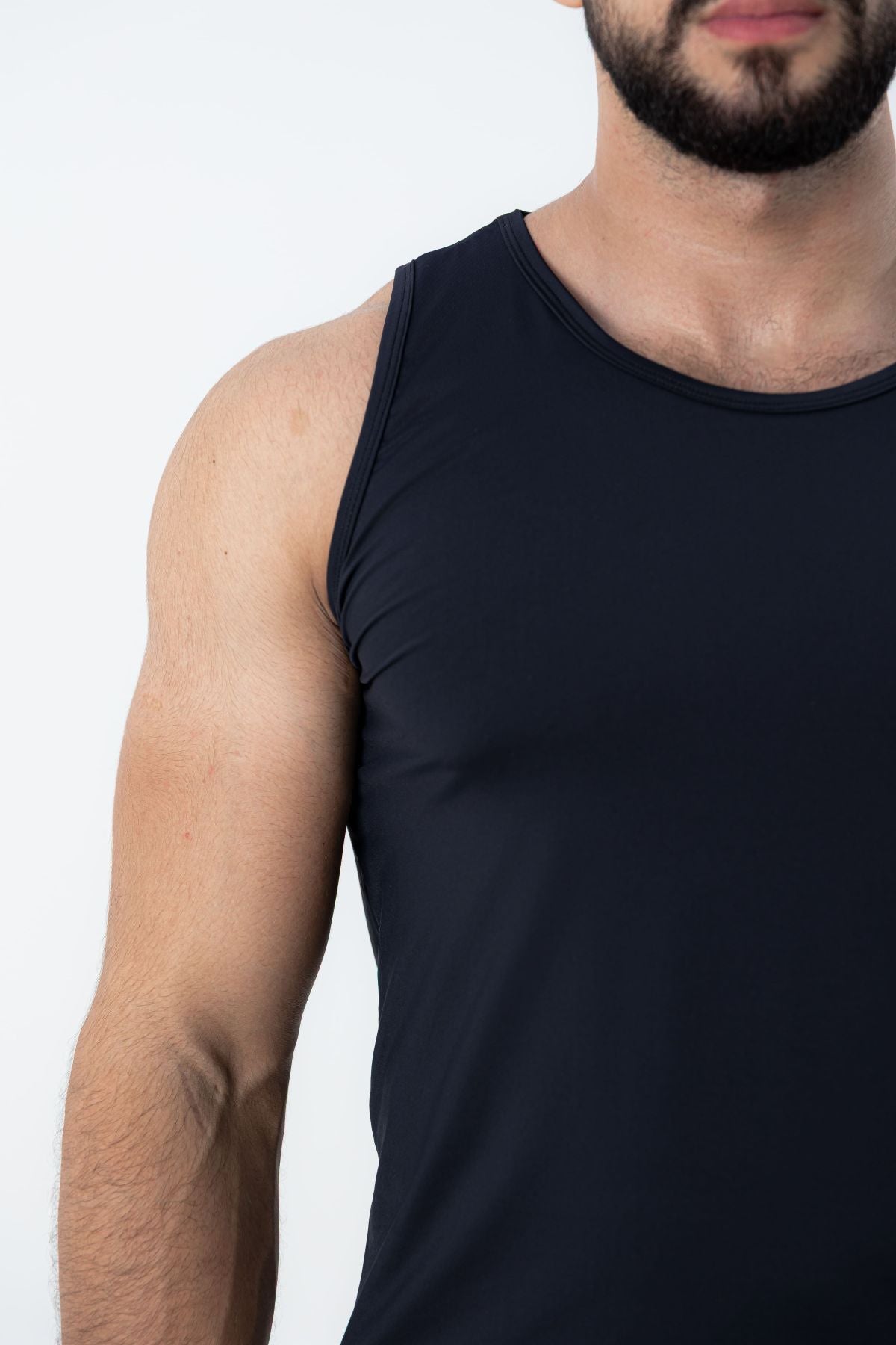 Camiseta Regata Masculina Poliamida Tech Force - Preto