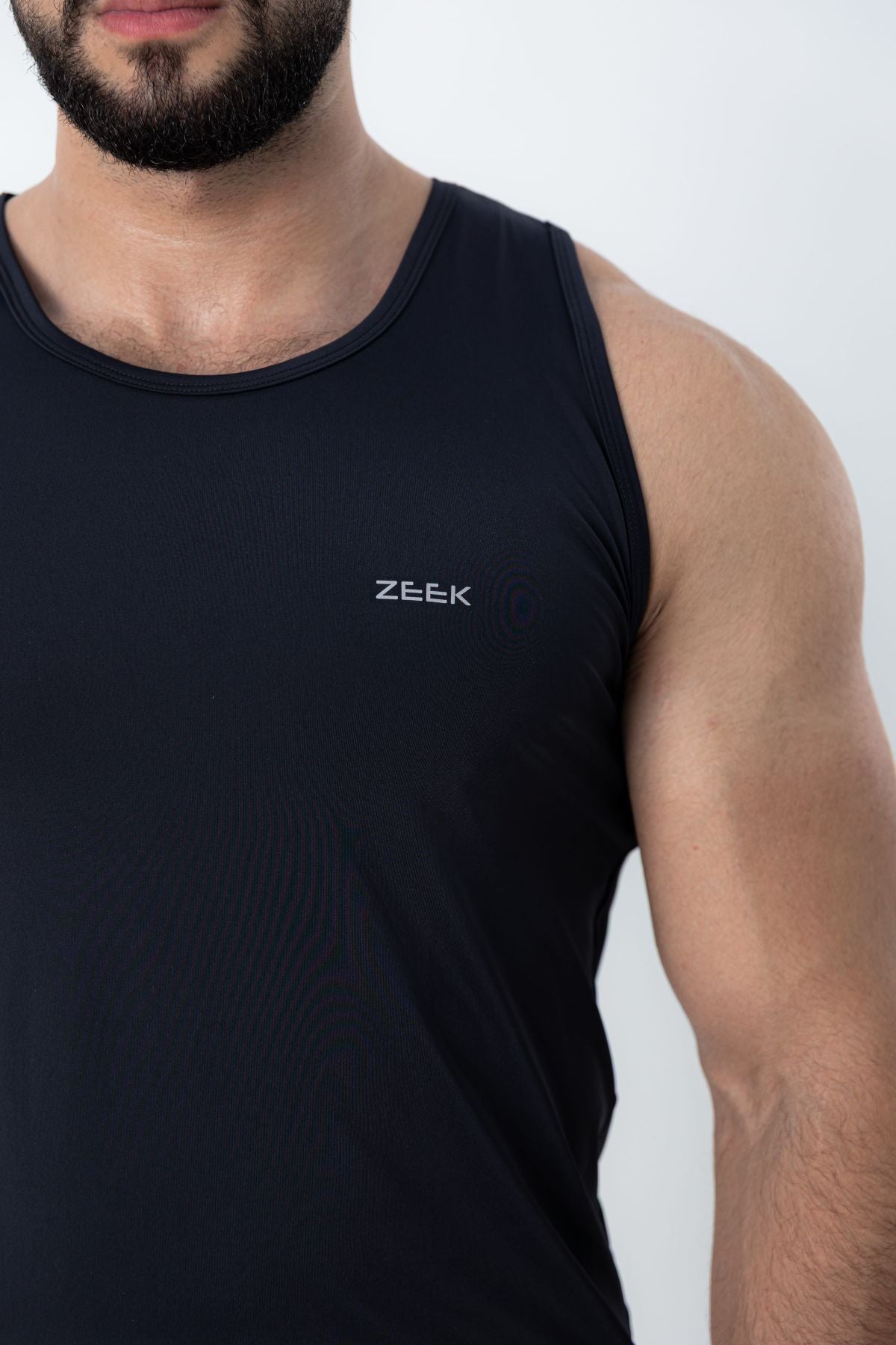 Camiseta Regata Masculina Poliamida Tech Force - Preto