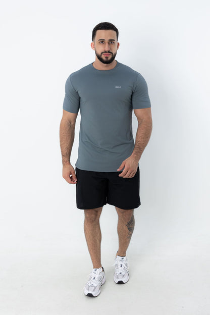 Camiseta Masculina Poliamida Tech Force - Cinza