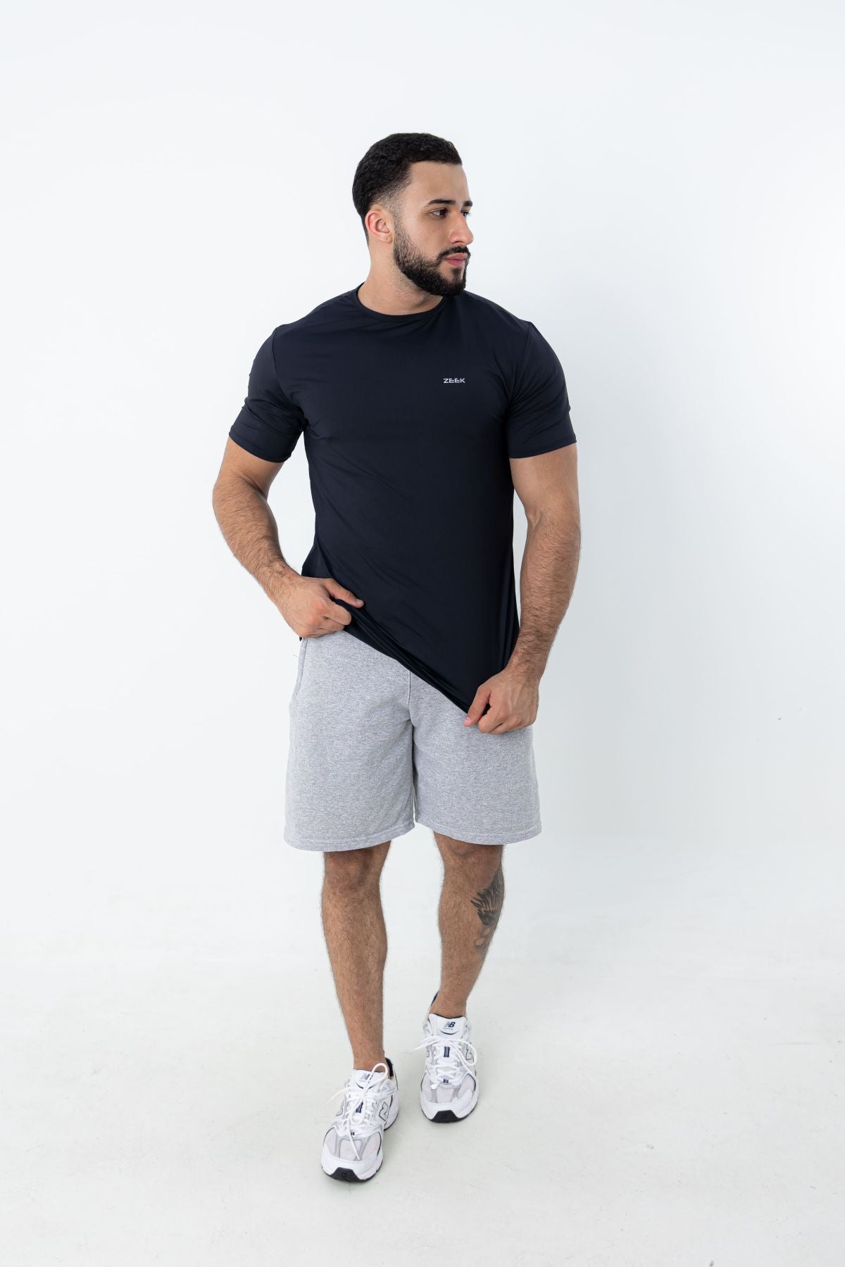 Camiseta Masculina Poliamida Tech Force - Preto