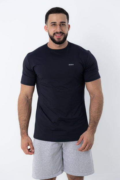 Camiseta Masculina Poliamida Tech Force - Preto