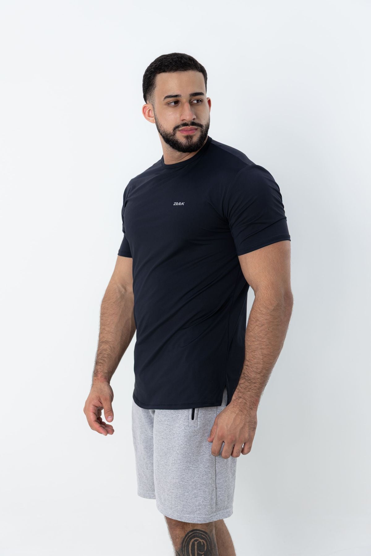 Camiseta Masculina Poliamida Tech Force - Preto