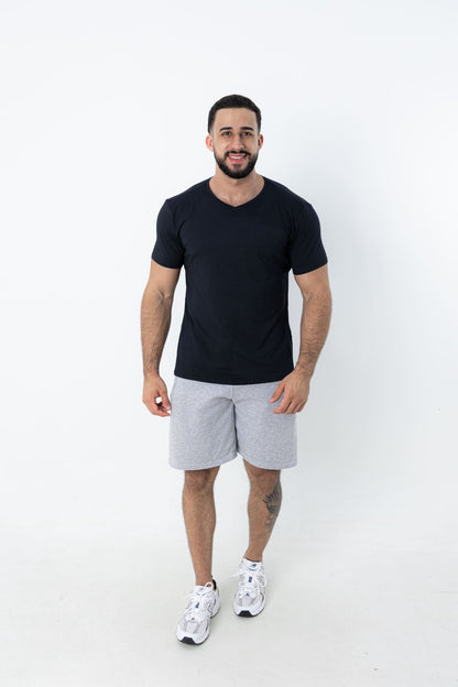 Camiseta Tech Modal Urban  - Gola V - Preto