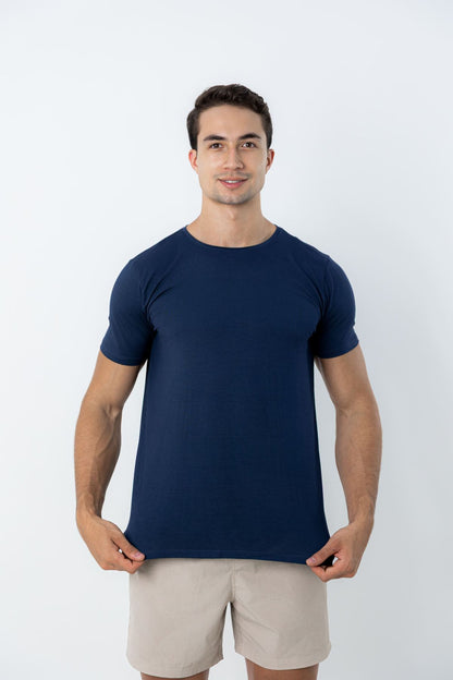 Camiseta Tech Urban Modal Azul Marinho