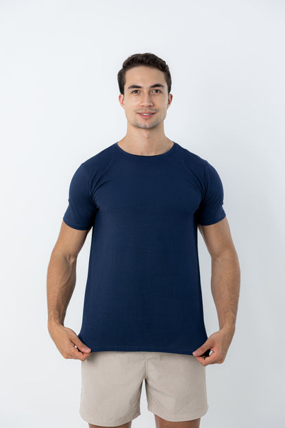 Camiseta Tech Urban Modal Azul Marinho