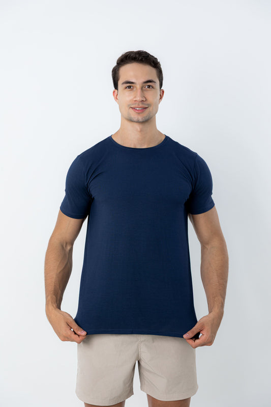 Camiseta Tech Urban Modal Azul Marinho