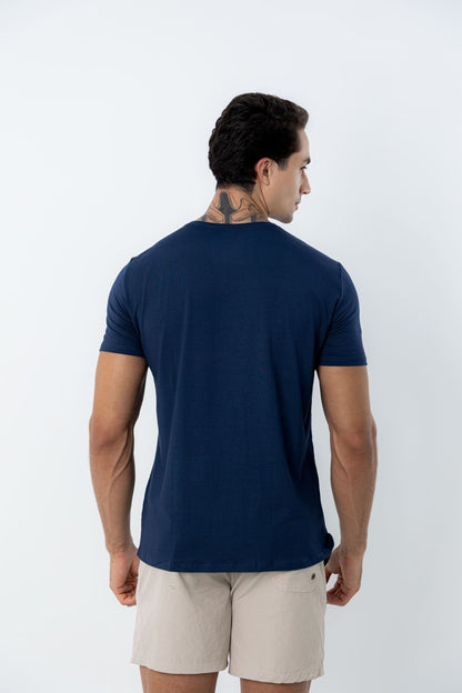 Camiseta Tech Urban Modal Azul Marinho