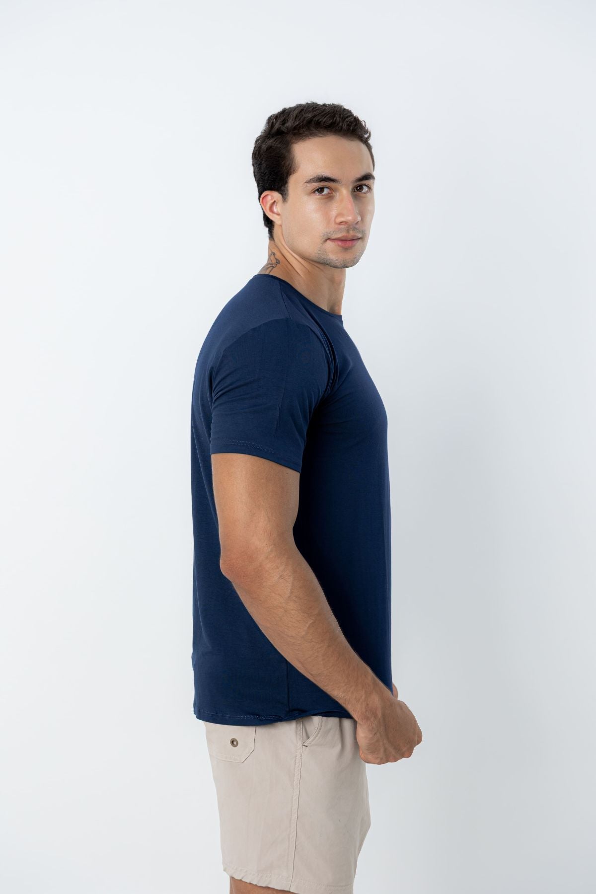 Camiseta Tech Urban Modal Azul Marinho
