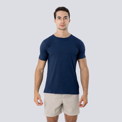 Camiseta Tech Modal - Azul Marinho