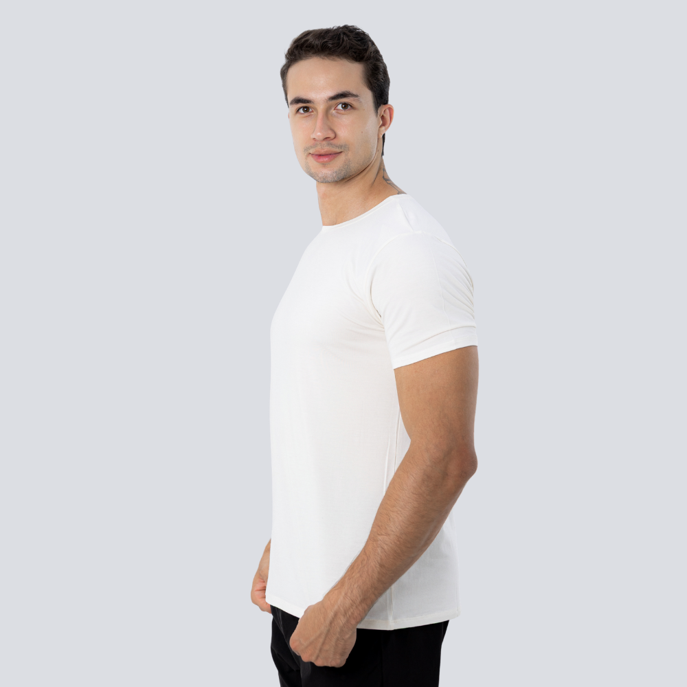 Camiseta Tech Modal - Off White