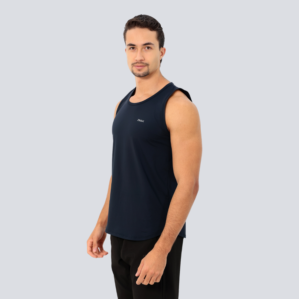 Camiseta Regata Masculina Poliamida Tech Force - Preto