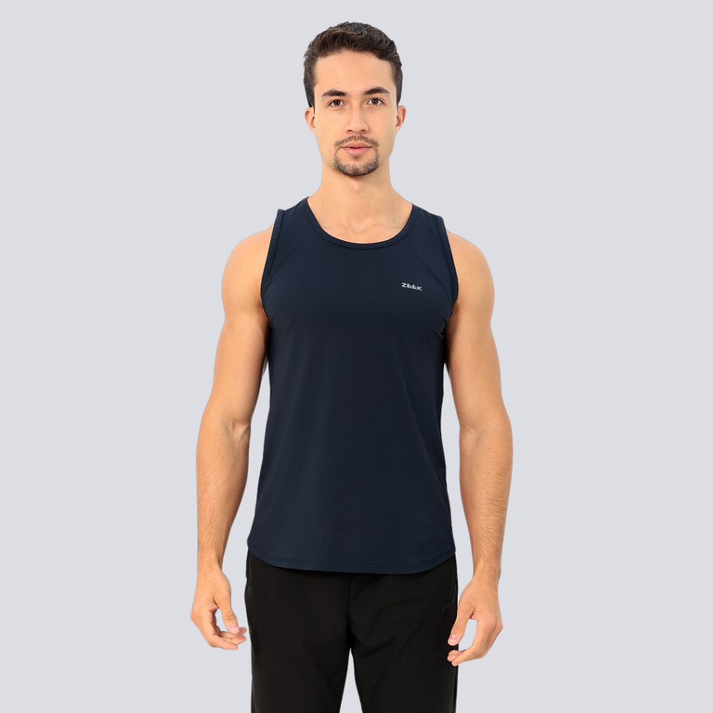 Camiseta Regata Masculina Poliamida Tech Force - Preto