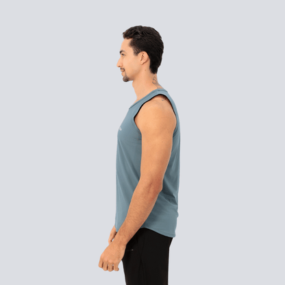 Camiseta Regata Masculina Poliamida Tech Force - Cinza