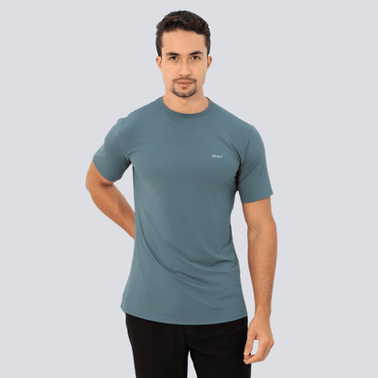 Camiseta Masculina Poliamida Tech Force - Cinza