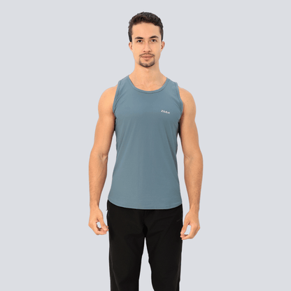 Camiseta Regata Masculina Poliamida Tech Force - Cinza