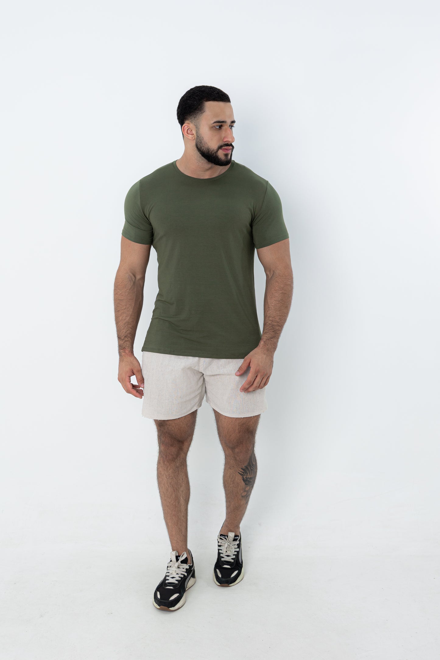 Camiseta Tech Urban Modal Verde Militar