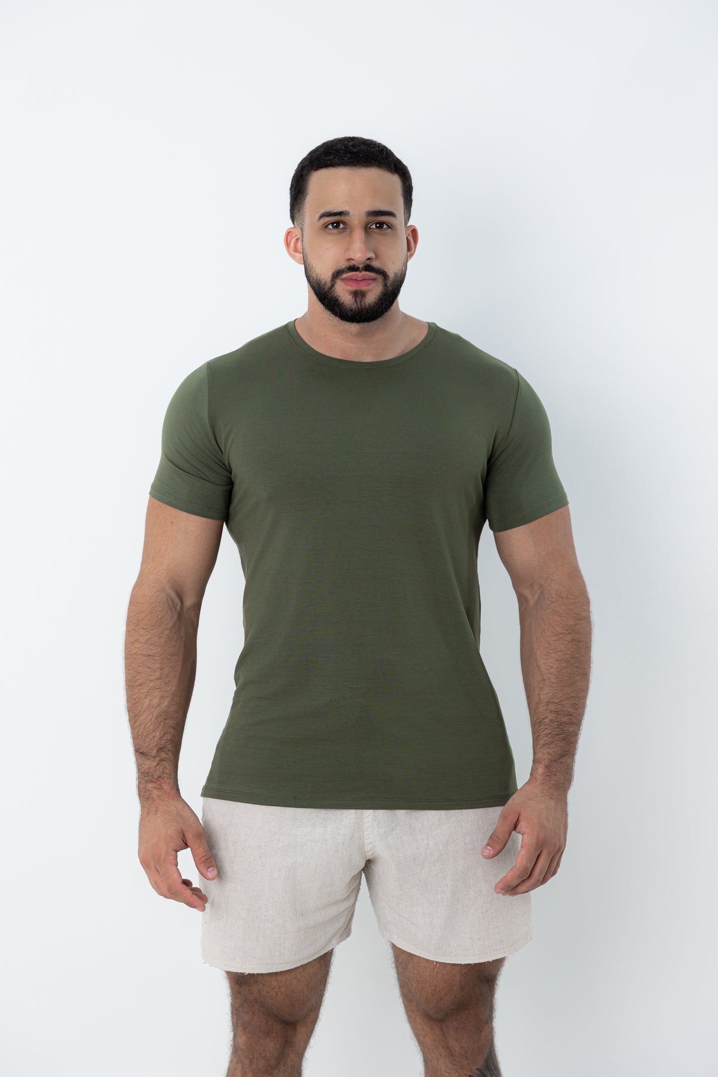Camiseta Tech Urban Modal Verde Militar