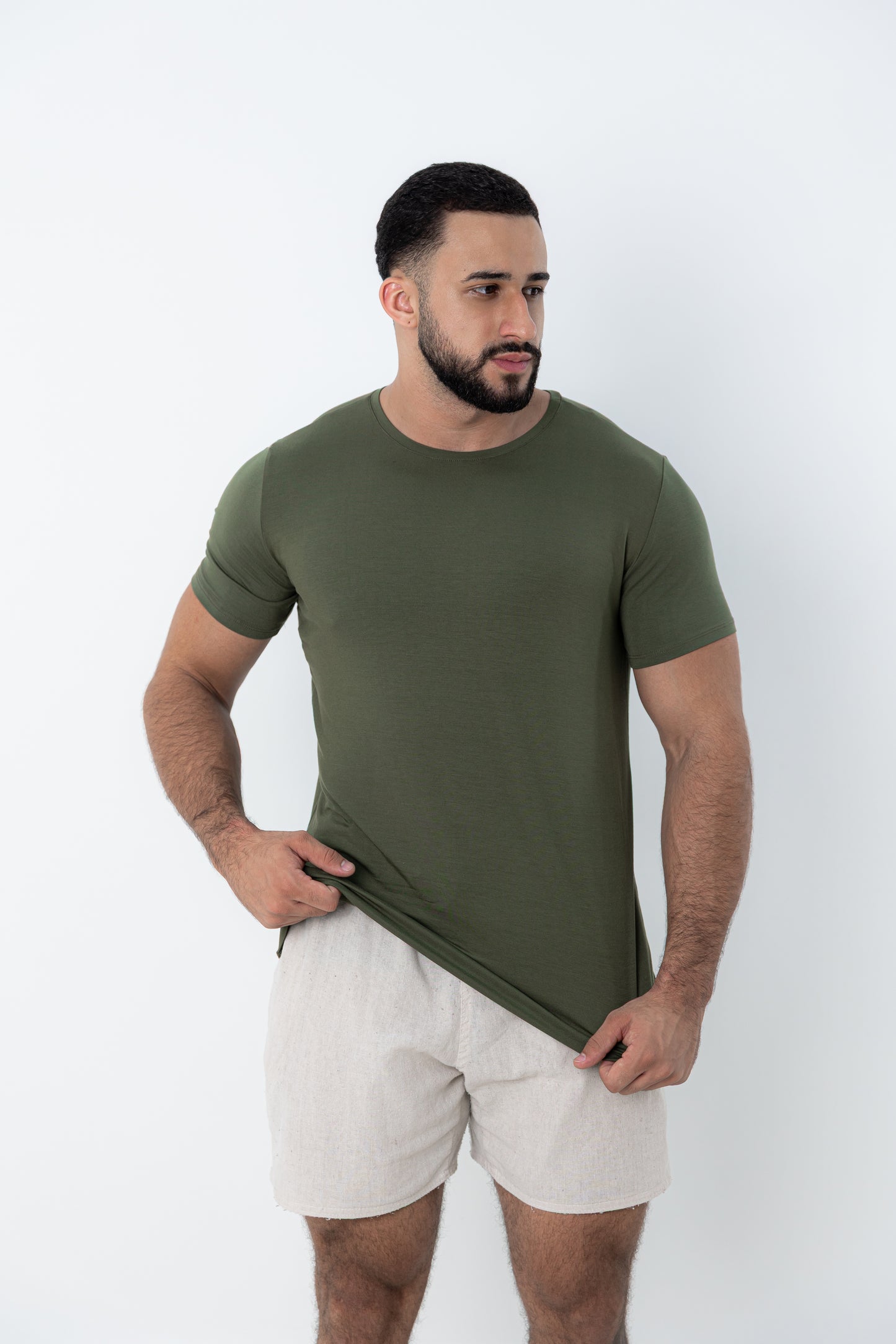 Camiseta Tech Urban Modal Verde Militar