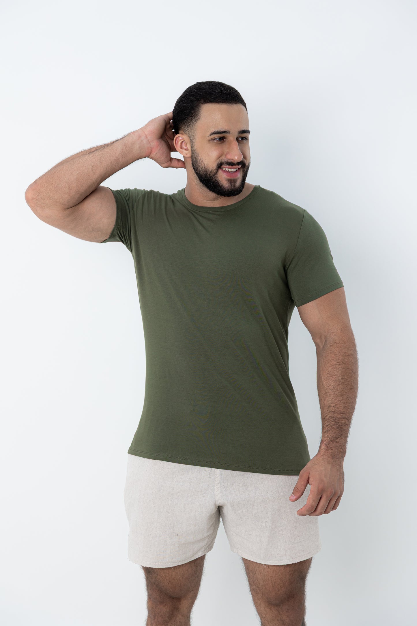 Camiseta Tech Urban Modal Verde Militar