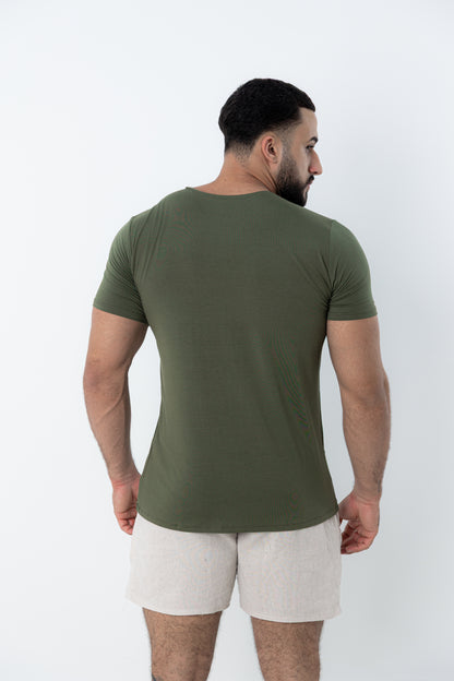 Camiseta Tech Urban Modal Verde Militar