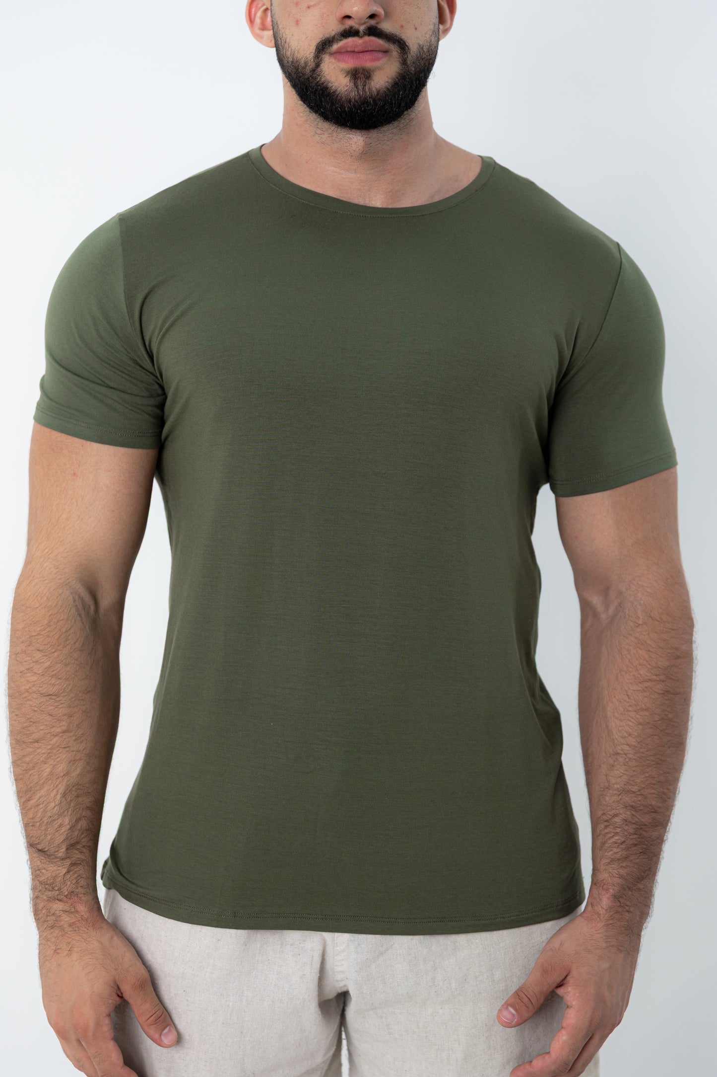 Camiseta Tech Urban Modal Verde Militar