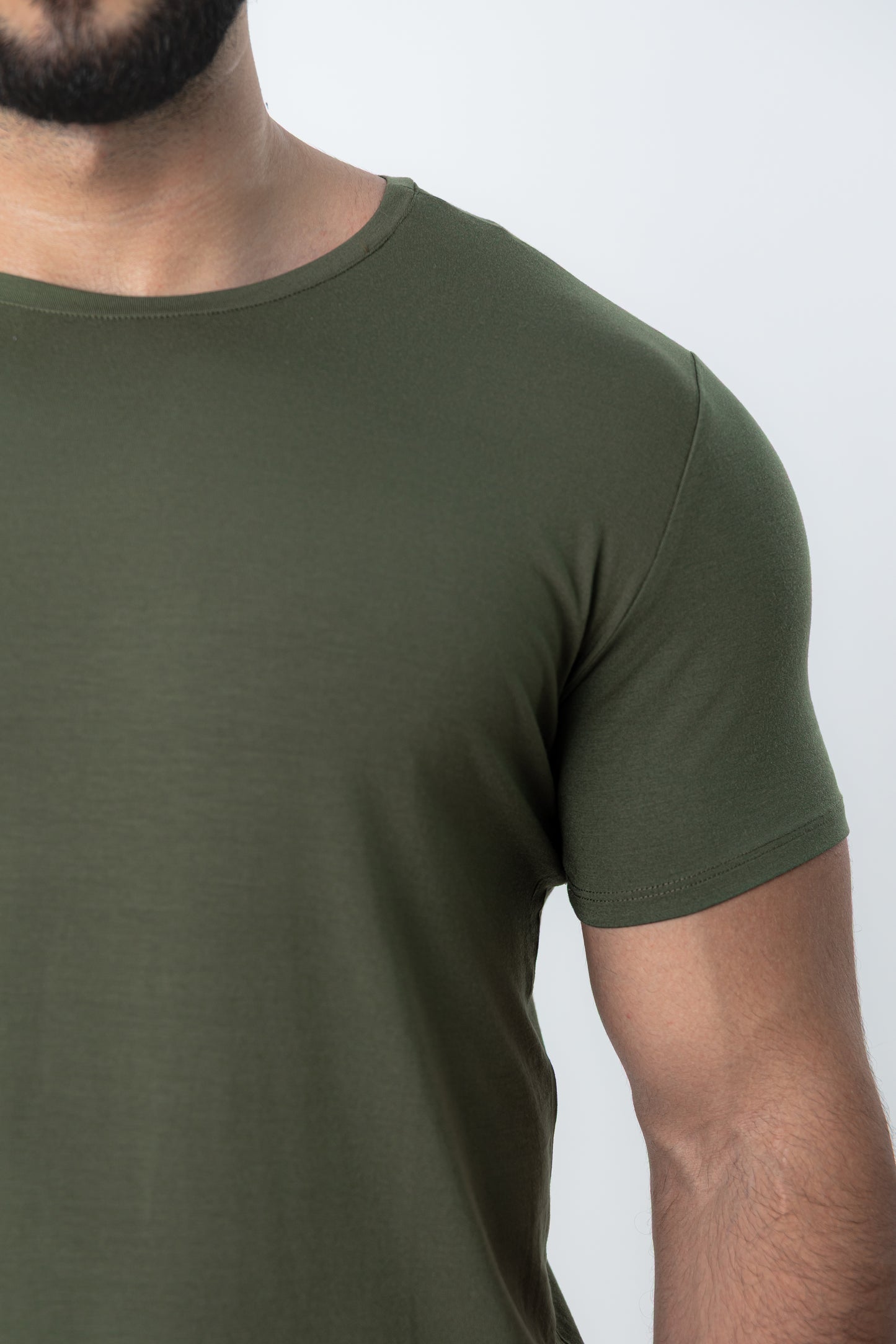 Camiseta Tech Urban Modal Verde Militar