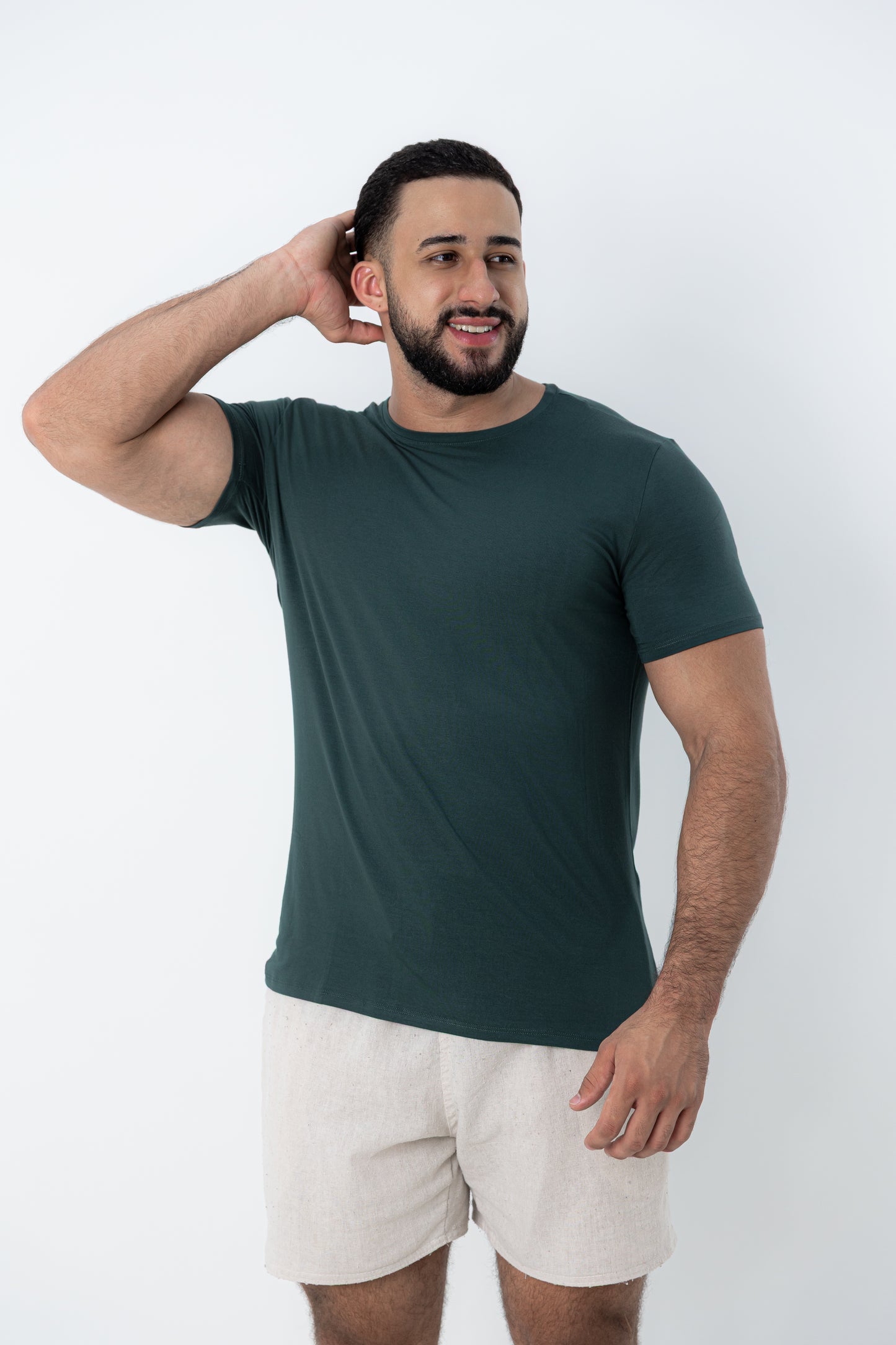 Camiseta Tech Urban Modal Verde Escuro
