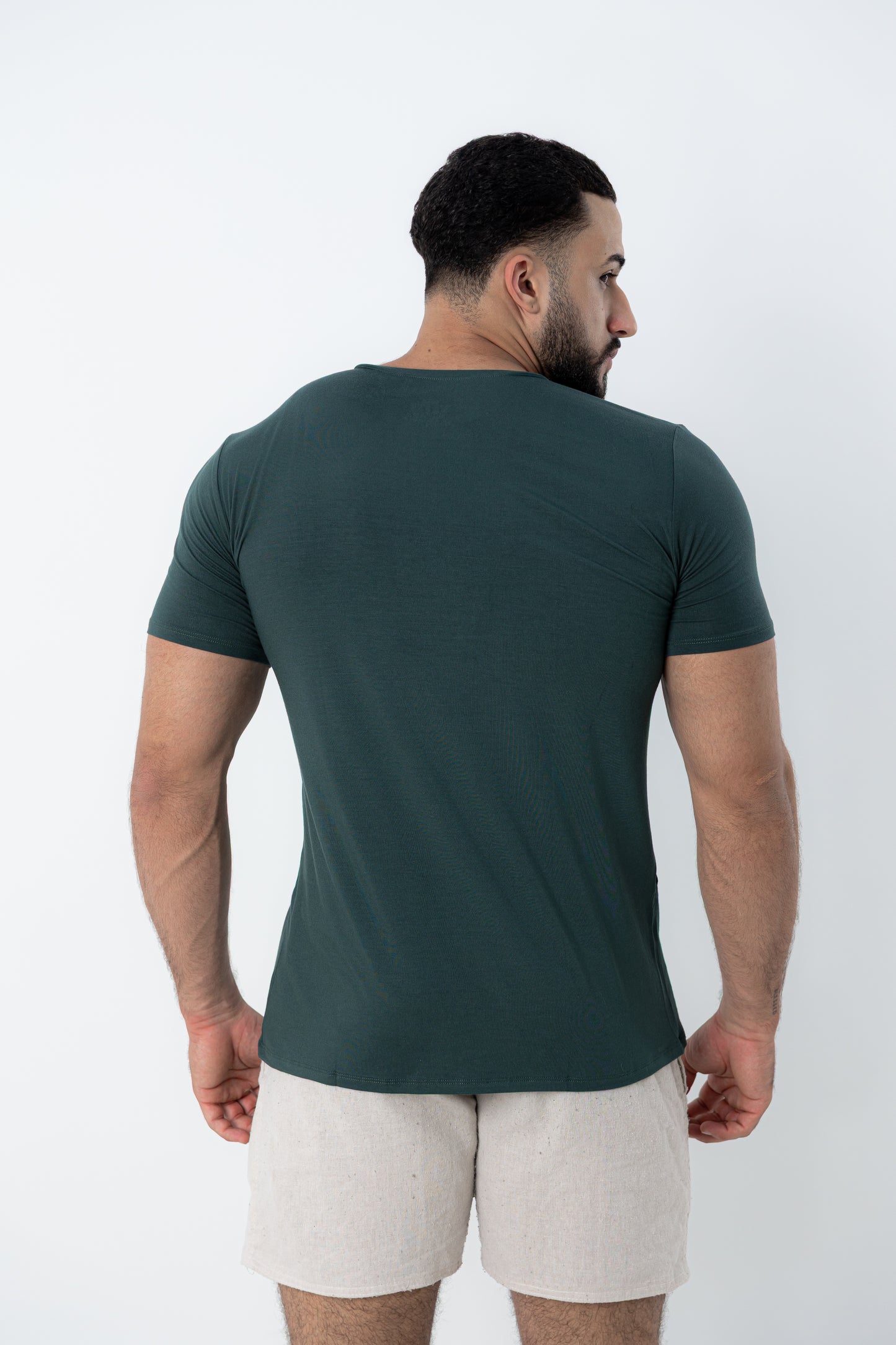Camiseta Tech Urban Modal Verde Escuro