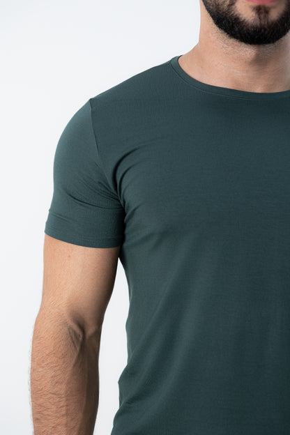 Camiseta Tech Urban Modal Verde Escuro