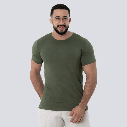 Camiseta Tech Modal - Verde Militar